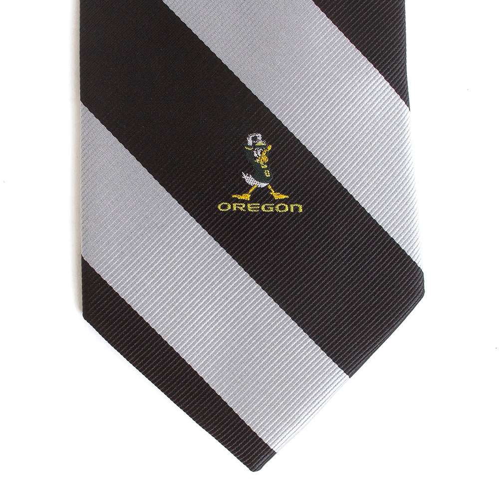 Ducks Spirit, Donegal Bay, Black, Necktie, Silk, Accessories, Unisex, Stripe, Duck throwing O, 511258